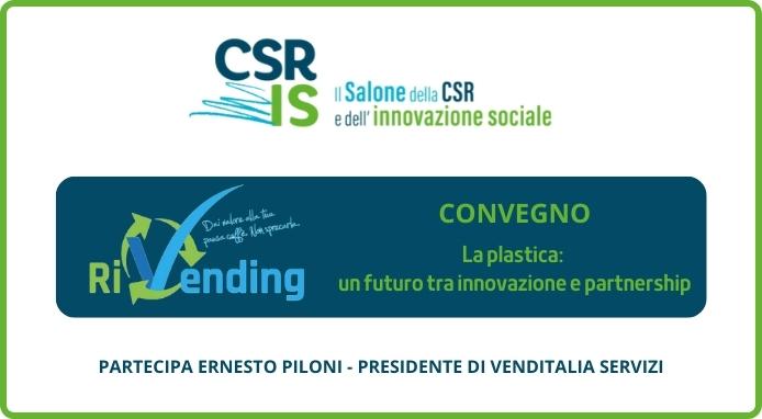 RiVending al convegno sulla plastica presso il Salone della CSR RiVending al convegno sulla plastica presso il Salone della CSR