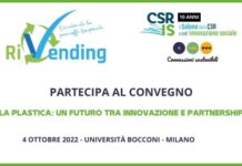 Salone della CSR: il progetto RiVending partecipa al convegno sul futuro della plastica