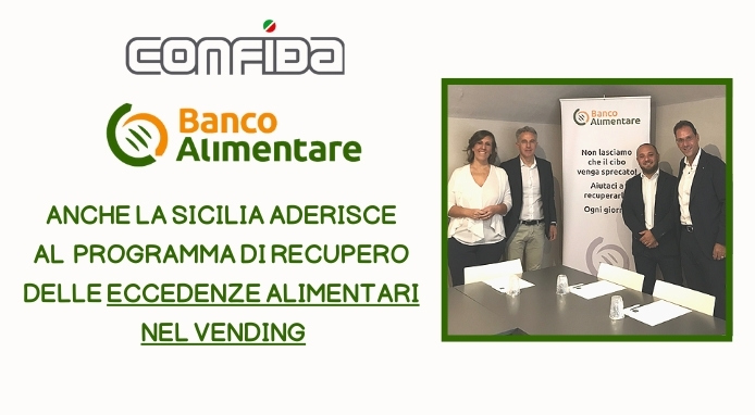 I gestori siciliani aderiscono all’accordo CONFIDA – Banco Alimentare