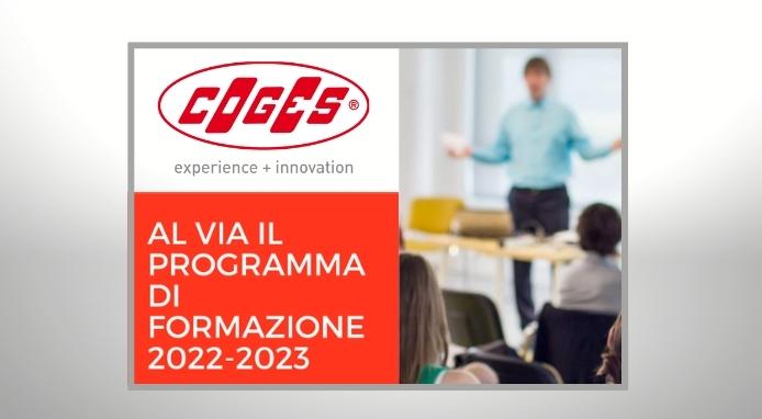 Parte il piano di formazione 2022-2023 per i dipendenti COGES