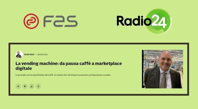 Luca Adriani, CEO di FAS, racconta l’evoluzione del Vending a Radio 24