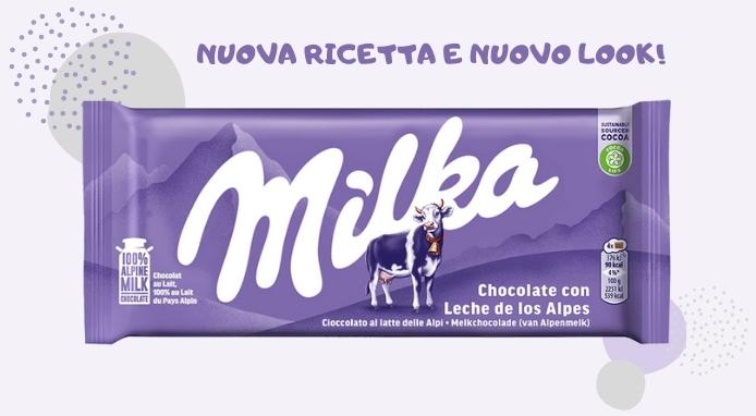 La nuova ricetta della tavoletta Milka: ancora più cremosa e cioccolatosa