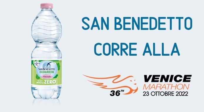 San Benedetto corre alla Venice Marathon con San Benedetto EcoGreen