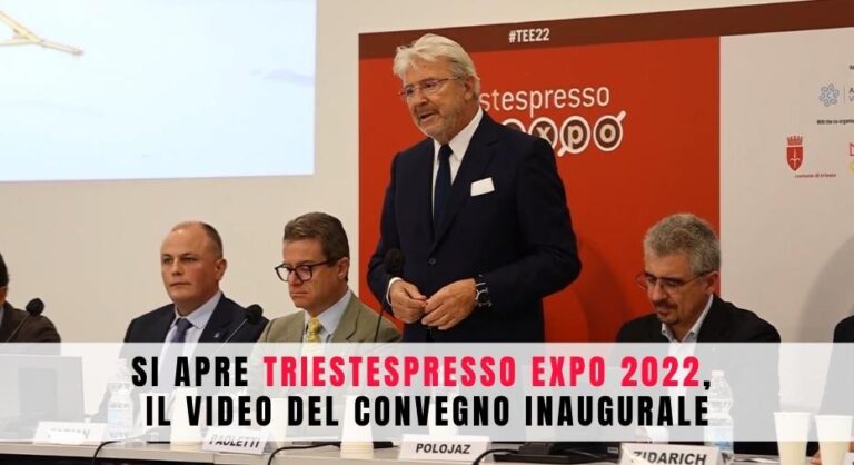 Si apre TriestEspresso Expo 2022, il video del convegno inaugurale