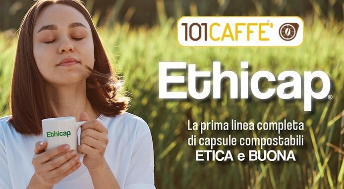 Il sistema chiuso ETHICAP® di 101CAFFE’ sostenibile a 360 gradi Il sistema chiuso ETHICAP® di 101CAFFE’ sostenibile a 360 gradi