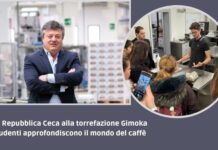 Studenti della Repubblica Ceca da Gimoka per imparare l’arte del caffè