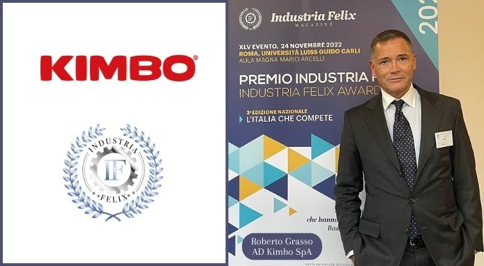 Kimbo insignita del premio “Industria Felix – L’Italia che compete”