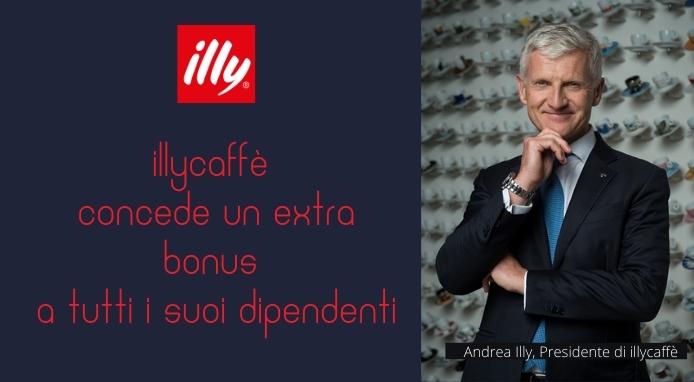 Illycaffè divide un extra bonus tra tutti i suoi dipendenti