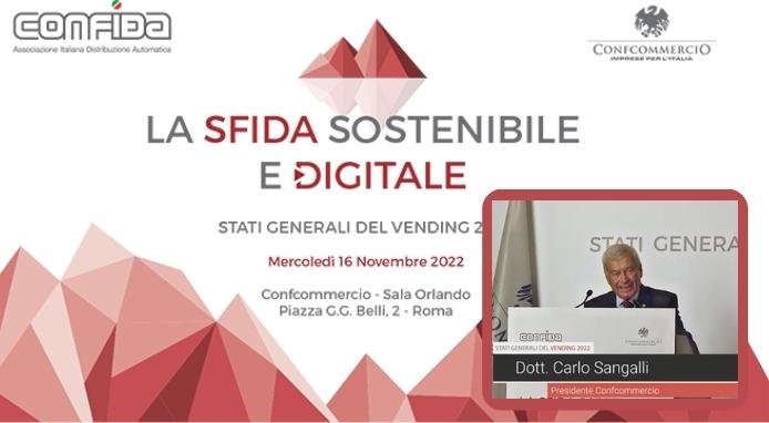 VendingTV – Stati Generali del Vending 2022: l’intervento di C. Sangalli – pres. ConfCommercio