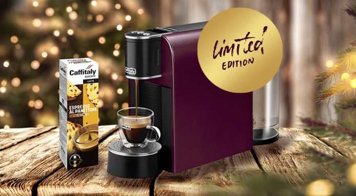 Per Natale Caffitaly rilancia due limited edition: Espresso Panettone e Arka in rosso
