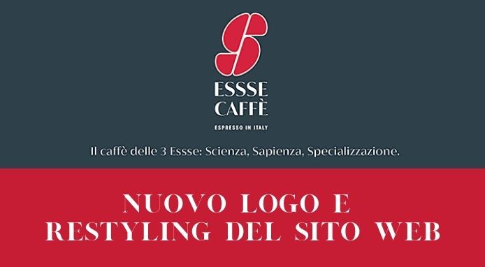 Essse Caffè si rinnova con il restyling del logo e del sito web