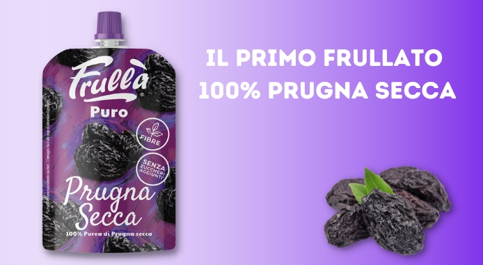 Da Frullà il primo frullato 100% Prugna Secca in formato doypack