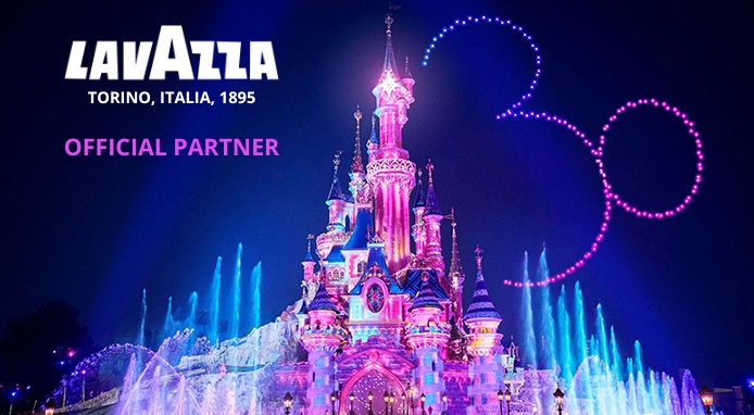 Lavazza: al via la partnership con Disneyland Paris, luogo iconico del divertimento