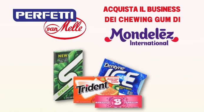 Perfetti acquista il business dei chewing gum in USA, Canada e Europa di Mondelēz Int.