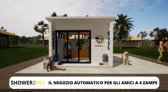 SHOWER2PET: la casetta di servizi per cani con vending machine annessa