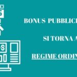 Bonus Pubblicità 2023: si torna al regime ordinario