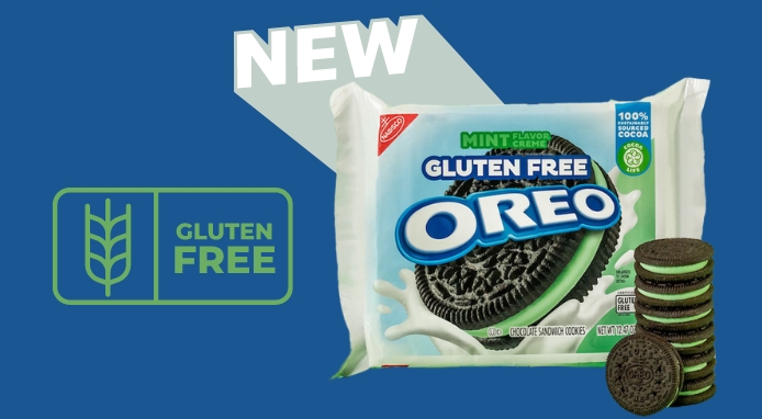 Mondelēz International lancia i biscotti OREO senza glutine alla menta