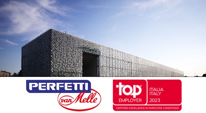 Perfetti Van Melle tra le prime 20 aziende italiane certificate Top Employer 2023