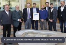 A San Benedetto l’ambito premio internazionale KAIZEN™ 2022