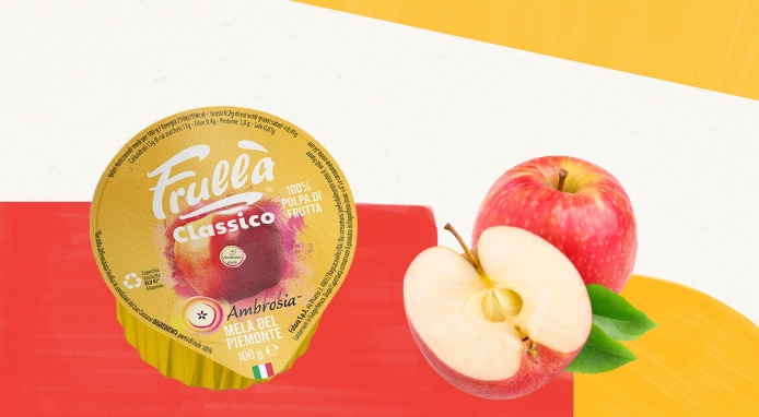 Nuova referenza per Frullà Classico con la mela Ambrosia del Piemonte
