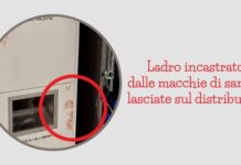 Un tentativo di furto finito male: ladro tradito dalle macchie di sangue