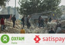 Satispay con Oxfam Italia per aiutare le popolazioni colpite dal terremoto