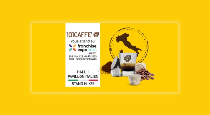 101CAFFE’ espone a Franchise Expo Paris, il Salone del Franchising francese