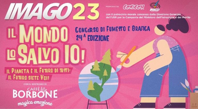 Caffè Borbone è caffè ufficiale di Comicon 2023  e main sponsor del concorso IMAGO