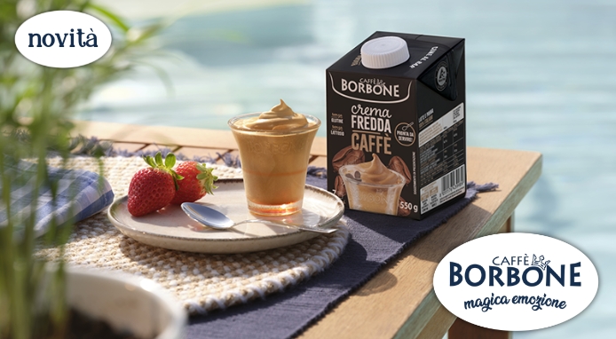 Crema Caffè Borbone: la novità per la GDO e i negozi specializzati