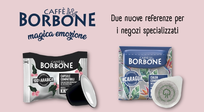 Caffè Borbone presenta Kikka 100% Arabica e Nicaragua Monorigine Fine Robusta