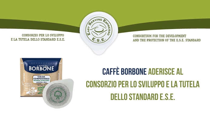 Caffè Borbone aderisce al Consorzio per lo Sviluppo e la Tutela dello Standard E.S.E.