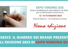 Expo Vending Sud: cresce di giorno in giorno l’adesione all’edizione 2023