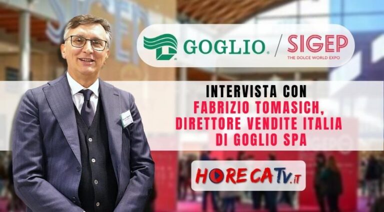 Sigep 2023: l’intervista di HorecaTv a Fabrizio Tomasich di Goglio SpA