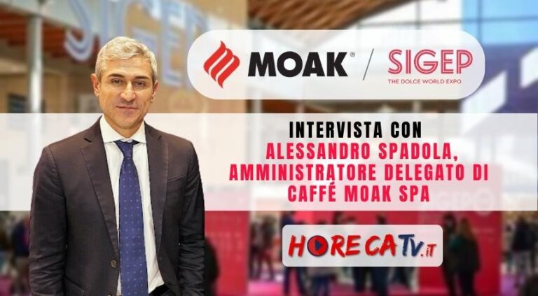 Sigep 2023: l’intervista di HorecaTv a Alessandro Spadola di Caffé MOAK SpA