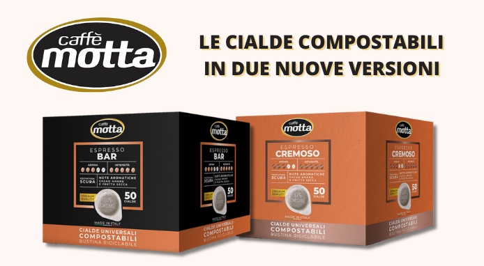 Caffè Motta rinnova la linea di cialde compostabili con Espresso Bar ed Espresso Cremoso