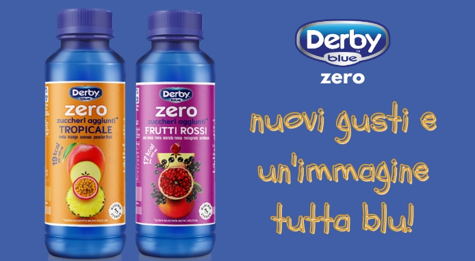 Nel Vending arriva Derby Blue Zero da 360ml pet in due nuovi gusti