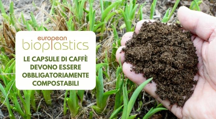 Ass.ne europea Bioplastiche: le capsule devono essere obbligatoriamente compostabili