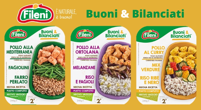 Buoni & Bilanciati, la linea di piatti pronti pratici e gustosi di Fileni
