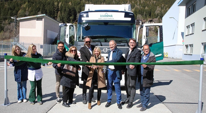 Levissima: il primo truck elettrico per una distribuzione più sostenibile dell’acqua