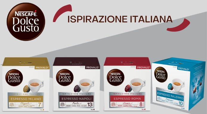 Nescafé® Dolce Gusto® cala il poker e lancia la gamma “Ispirazione Italiana”