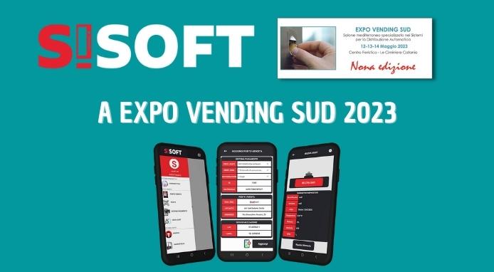 Sisoft a Expo Vending Sud 2023 con le sue novità per la gestione Vending