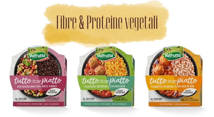 Tutto in un Piatto VALFRUTTA: 3 nuove proposte 100% vegetali