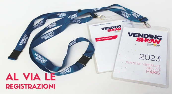 Vending Show 2023: al via le registrazioni per i visitatori della fiera francese