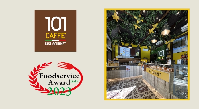 101CAFFE’ è candidato al Foodservice Award 2023
