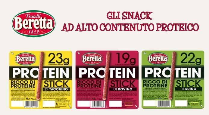 Fratelli Beretta lancia la gamma PROTEIN, lo stick ad alto valore proteico