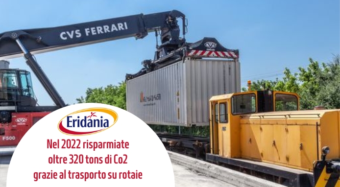 Eridania consolida il trasporto su rotaia e riduce l’impatto ambientale Eridania consolida il trasporto su rotaia e riduce l’impatto ambientale