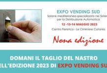 Al via Expo Vending Sud 2023: domani il taglio del nastro