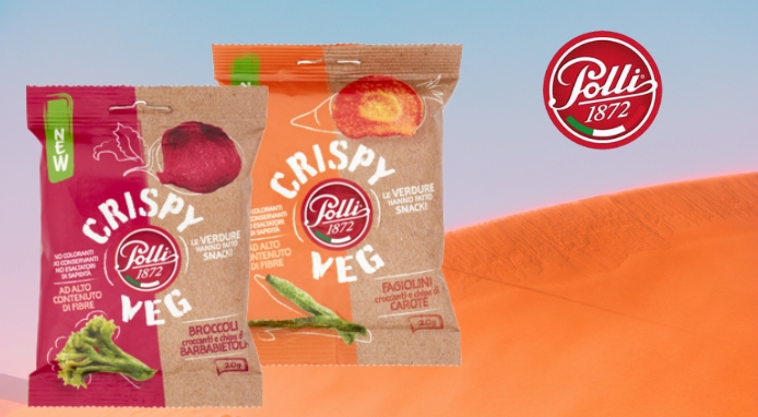 Gruppo Polli presenta il suo primo snack 100% vegetale