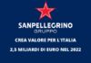 Sanpellegrino contribuisce alla crescita italiana generando valore condiviso