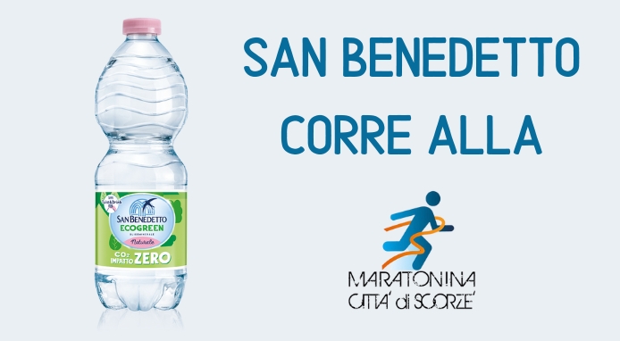 San Benedetto partner ufficiale della Maratonina di Scorzé con Ecogreen